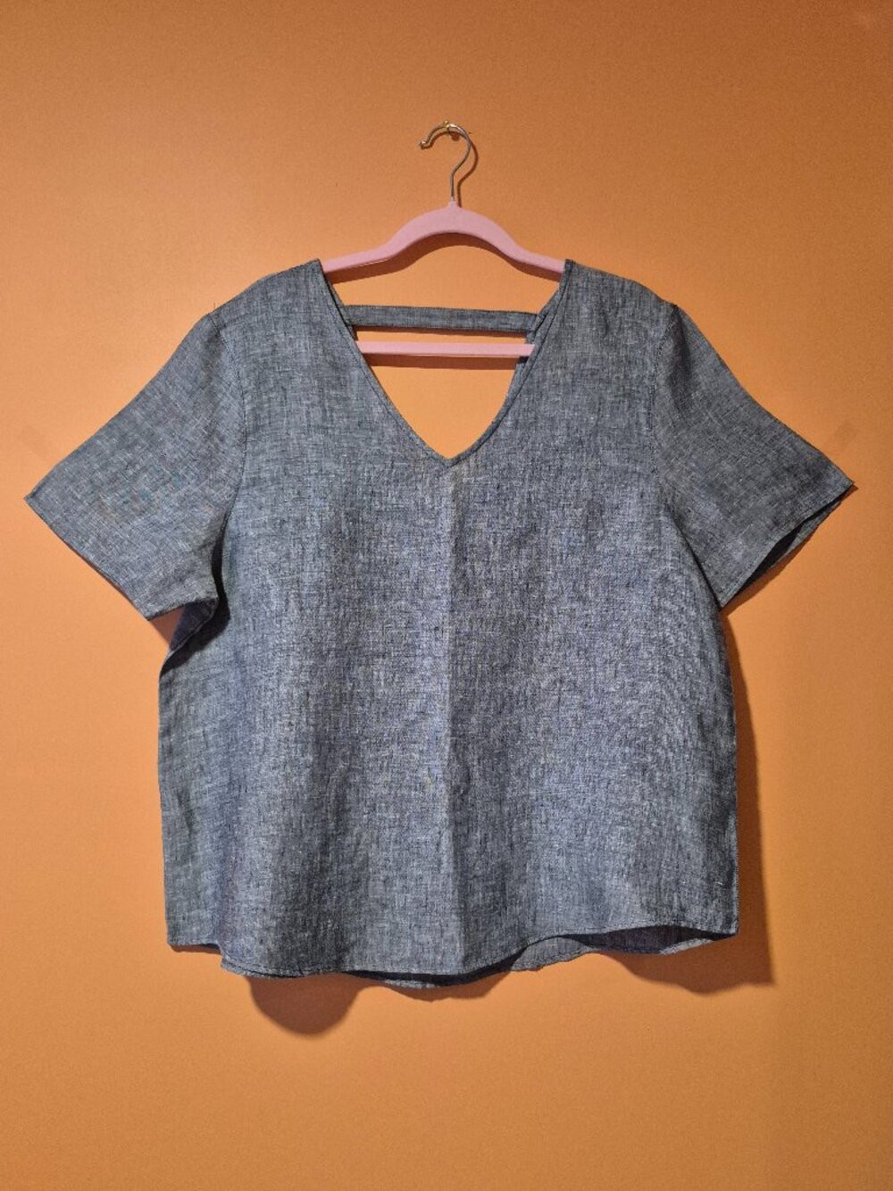 SAKS FIFTH AVENUE linen top size XL
